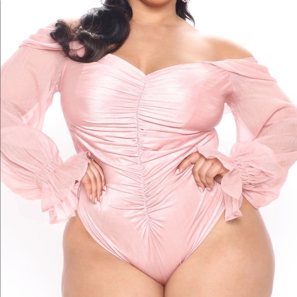 Major flirt alert shoulder bodysuit fashionnova - Picture 1 of 4